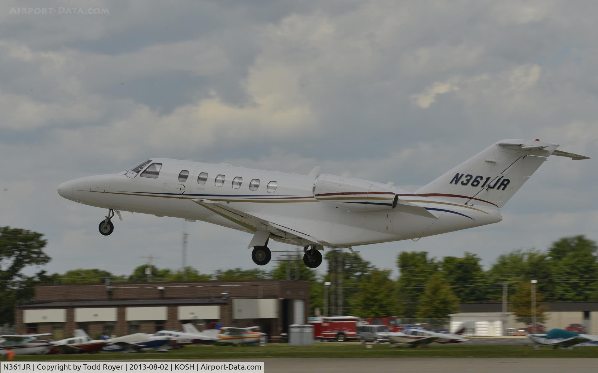 N361JR, 2007 Cessna 525A CitationJet CJ2+ C/N 525A0361, Airventure 2013