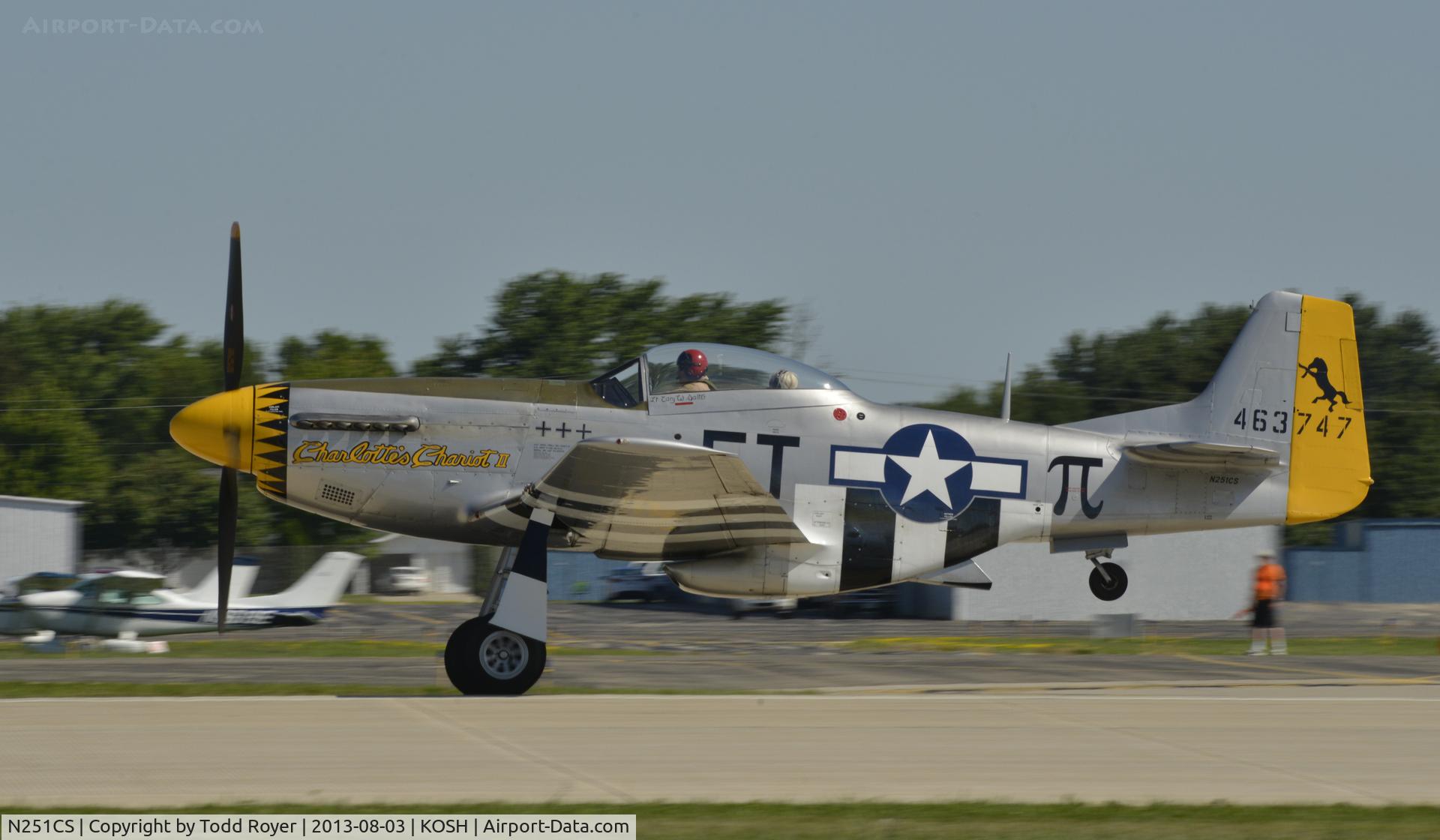 N251CS, North American F-51D Mustang C/N 44-74977N, Airventure 2013