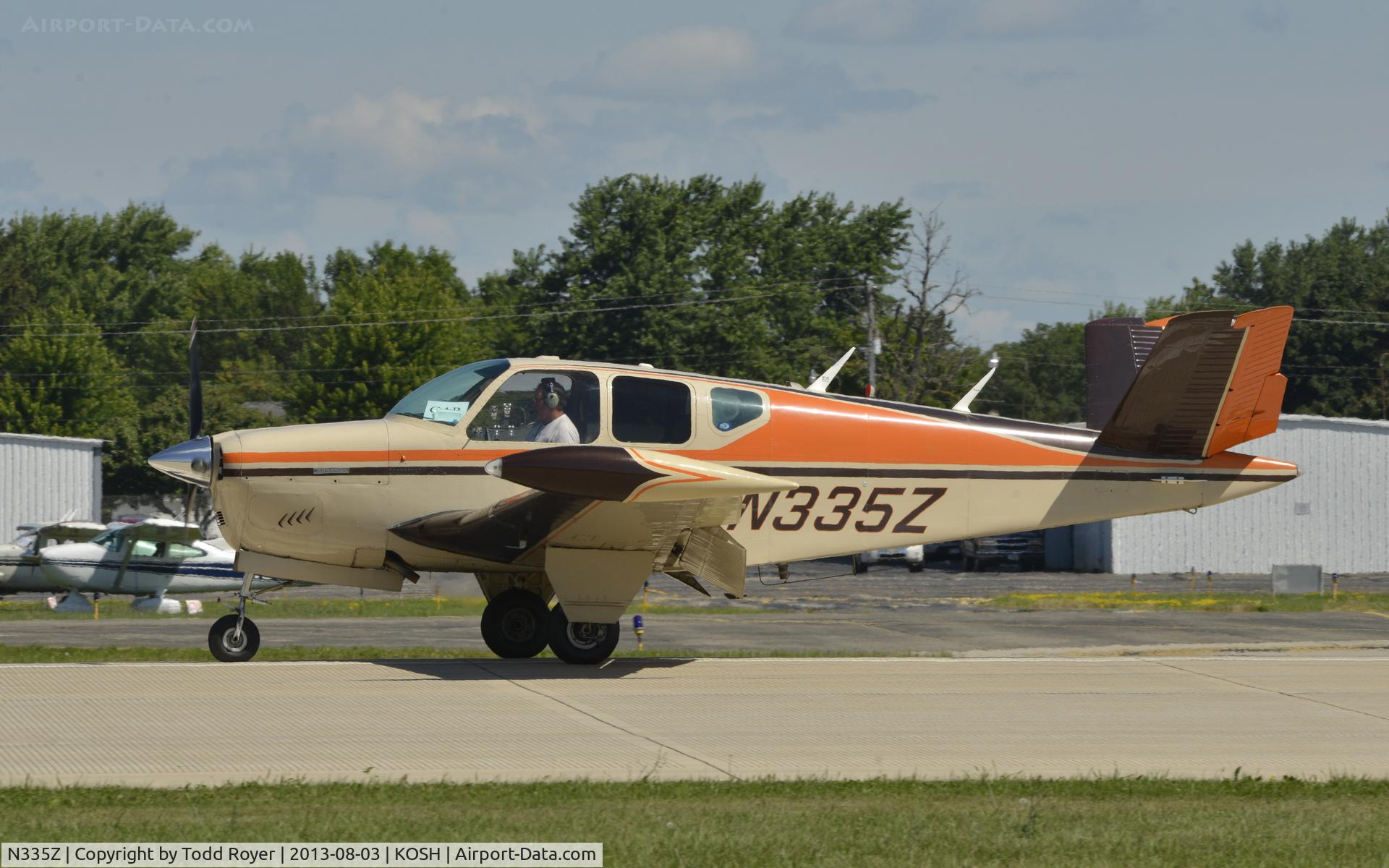 N335Z, 1960 Beech M35 Bonanza C/N D-6484, Airventure 2013