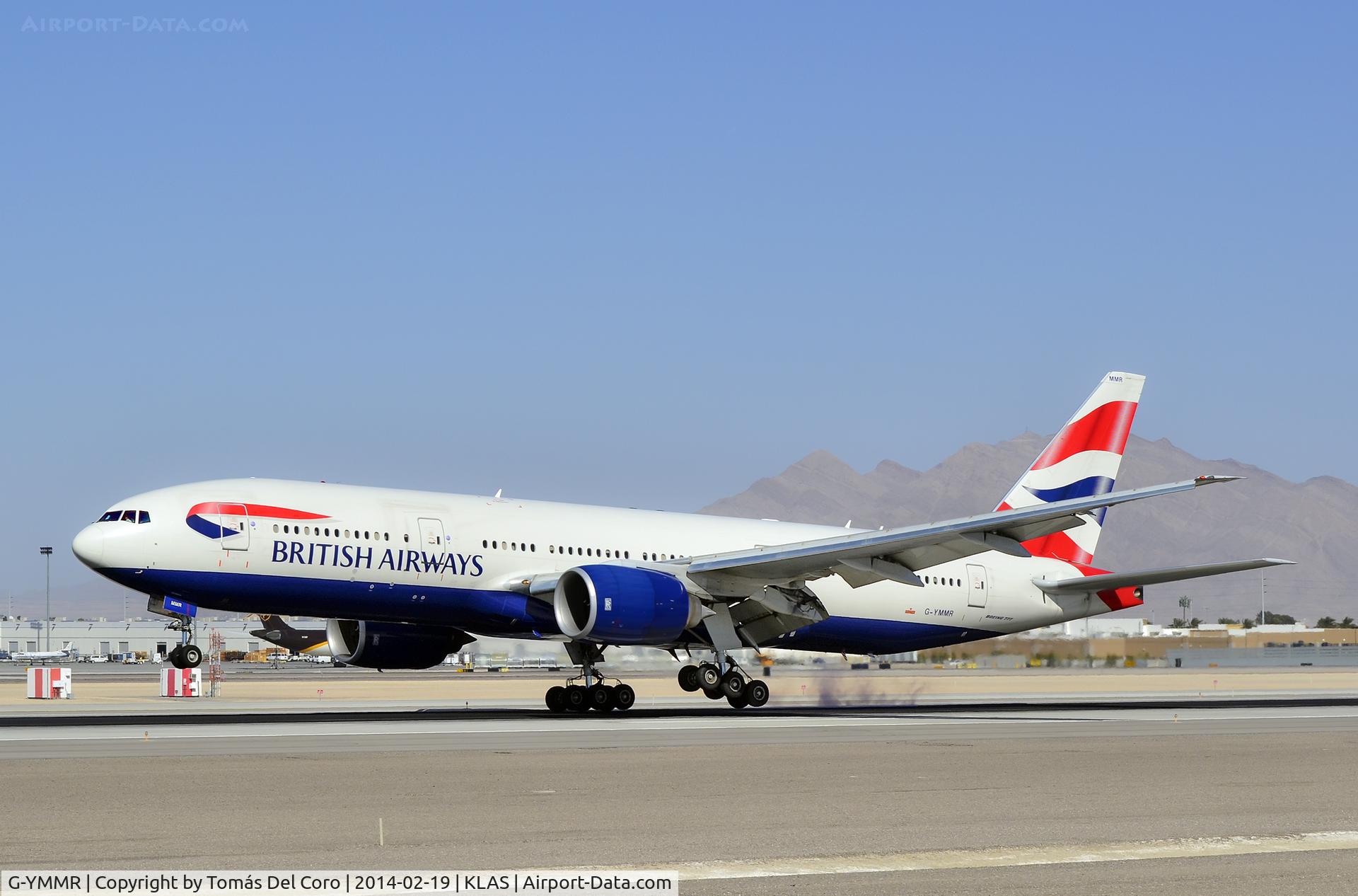 G-YMMR, 2008 Boeing 777-236 C/N 36516, G-YMMR British Airways 2009 Boeing 777-236(ER) - cn 36516 / ln 771

Las Vegas - McCarran International (LAS / KLAS)
USA - Nevada, February 19, 2014
Photo: Tomás Del Coro