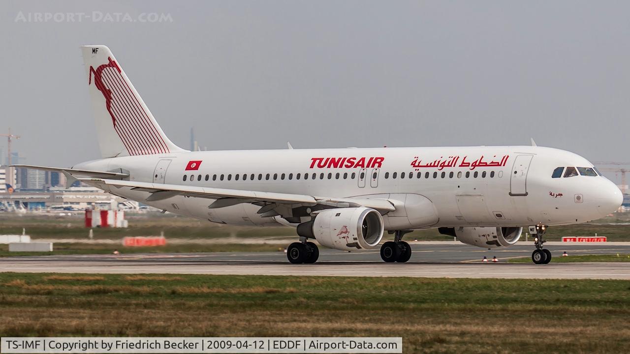TS-IMF, 1992 Airbus A320-211 C/N 0370, departure via RW18W