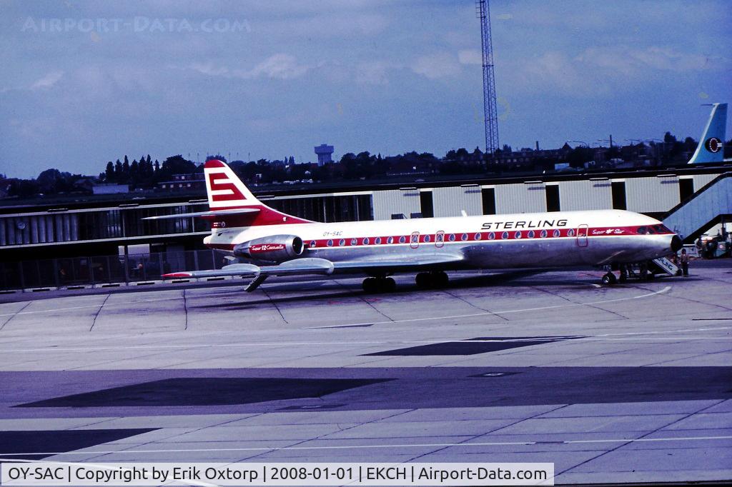 OY-SAC, 1971 Aerospatiale SE-210 Caravelle 12 C/N 269, OY-SAC at gate A7 in CPH
