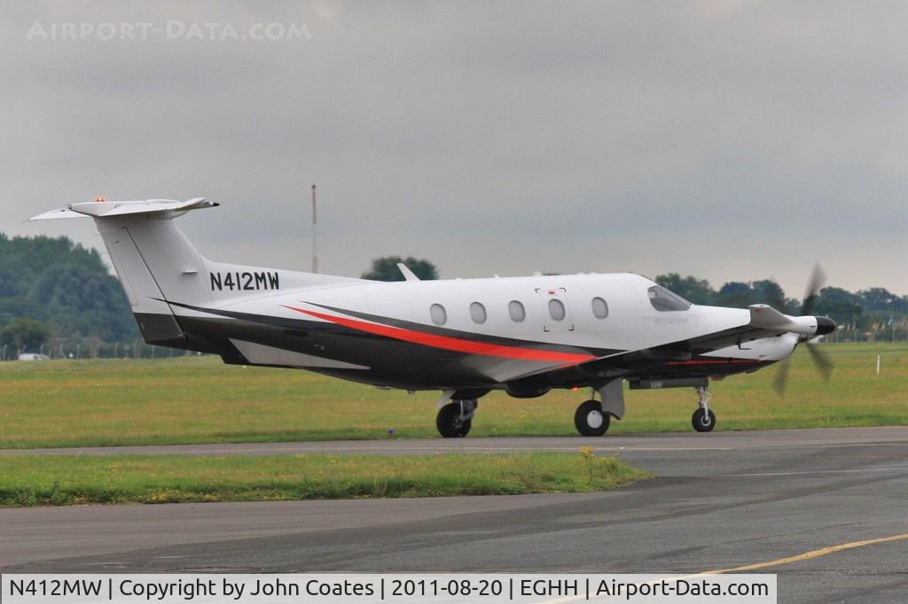 N412MW, 2008 Pilatus PC-12/47E C/N 1099, Departs Pilatus Centre