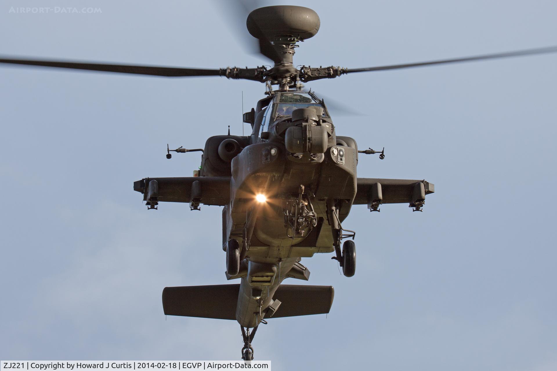 ZJ221, Westland Apache AH.1 C/N DU055/WAH055, 3 Regiment, AAC.