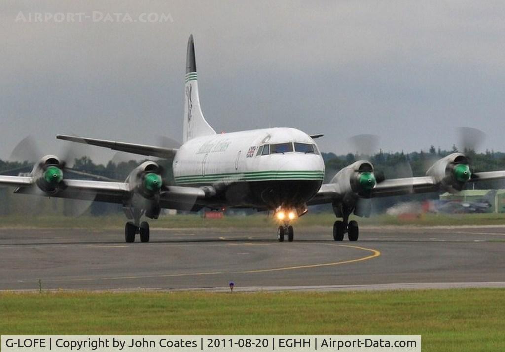 G-LOFE, 1966 Lockheed L-188C(A) Electra C/N 1144, Taxiing out