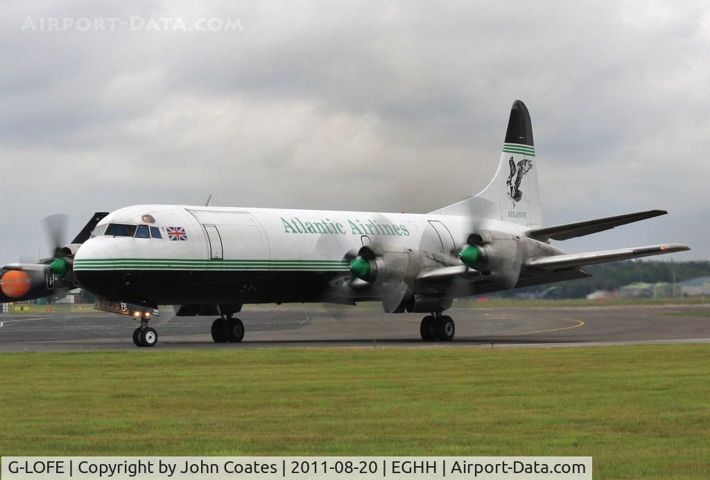 G-LOFE, 1966 Lockheed L-188C(A) Electra C/N 1144, Taxiing to depart