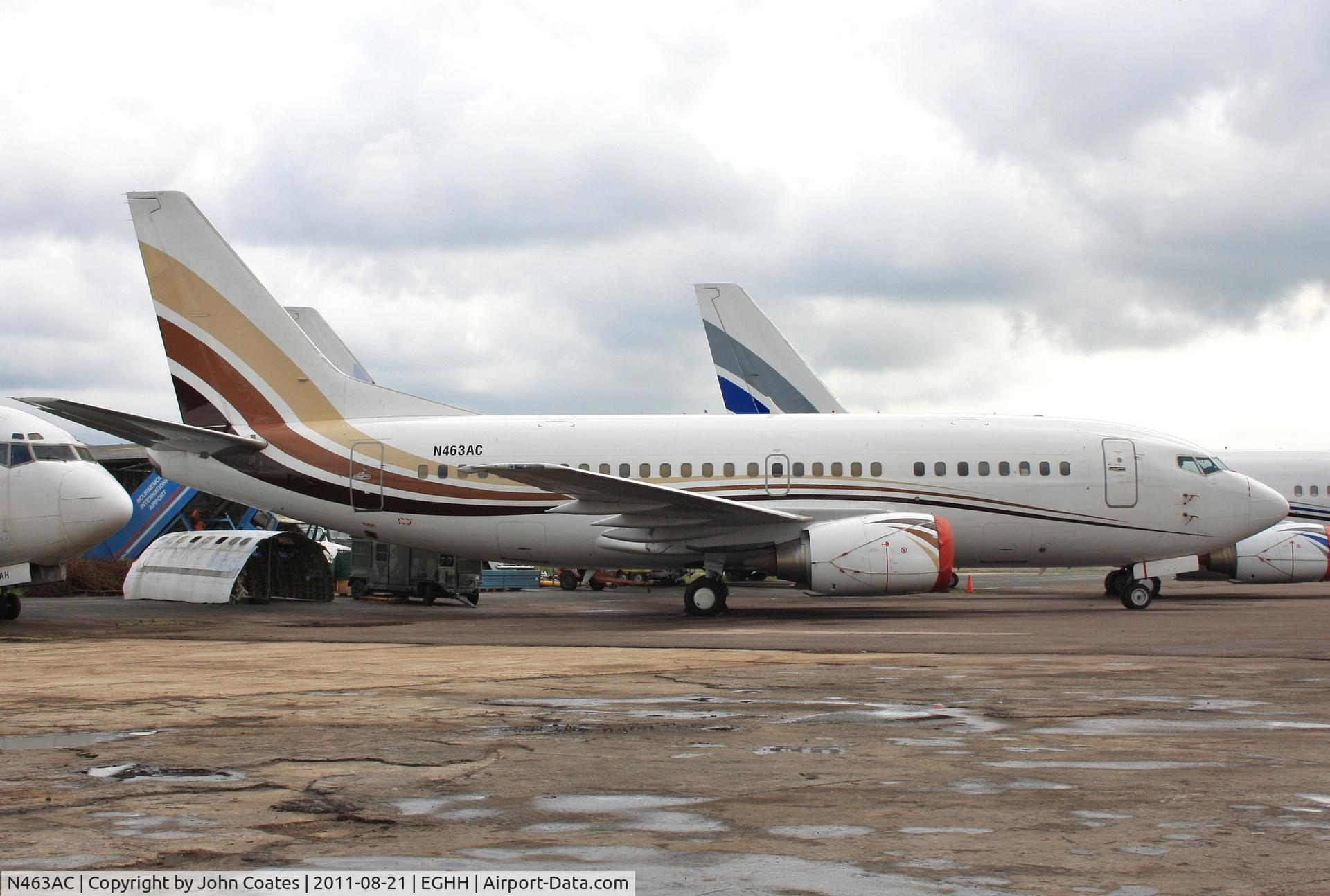 N463AC, 1995 Boeing 737-528 C/N 27425, At European