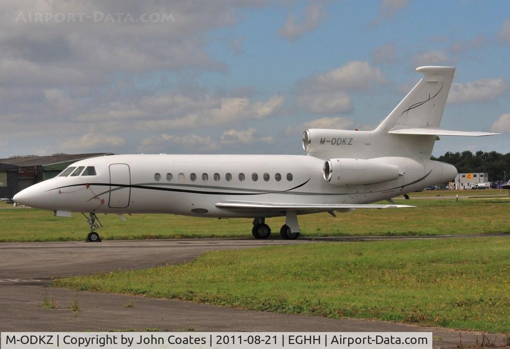 M-ODKZ, 2001 Dassault Falcon 900EX C/N 86, Parked at CTC