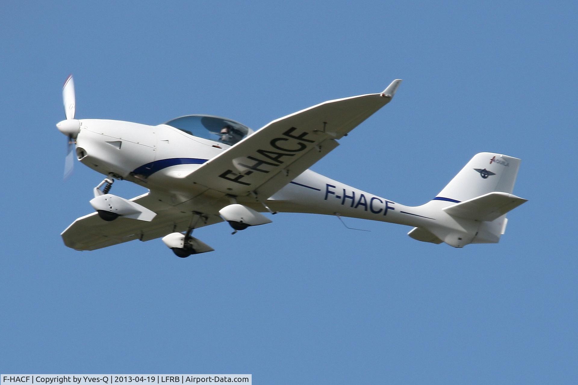 F-HACF, Aquila A210 (AT01) C/N AT01-125, Aquila A210 (AT01), Take off Rwy 25L, Brest-Bretagne Airport (LFRB-BES)