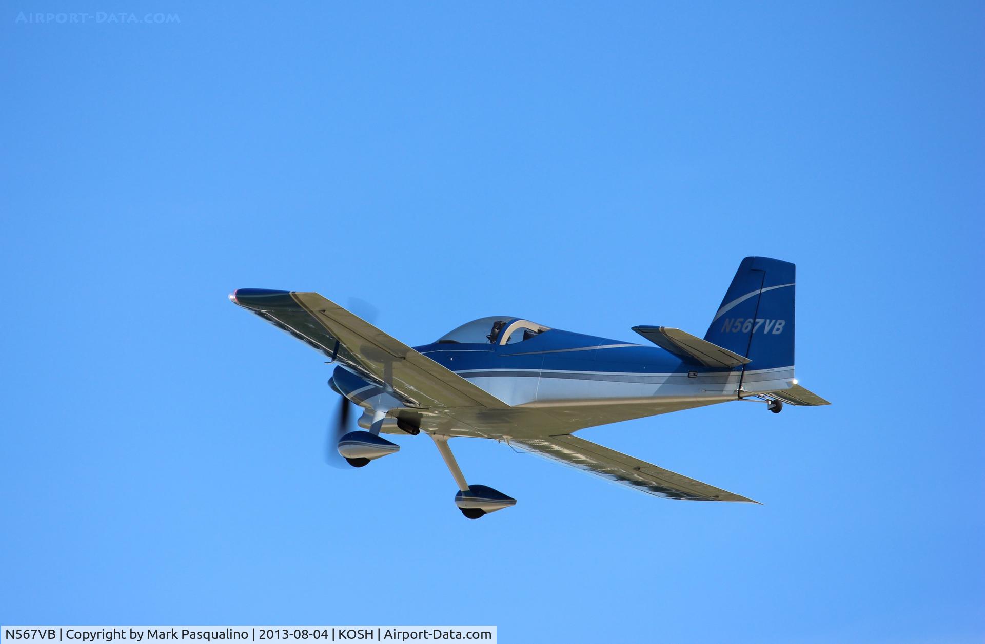 N567VB, Vans RV-7 C/N VB001, Vans RV-7