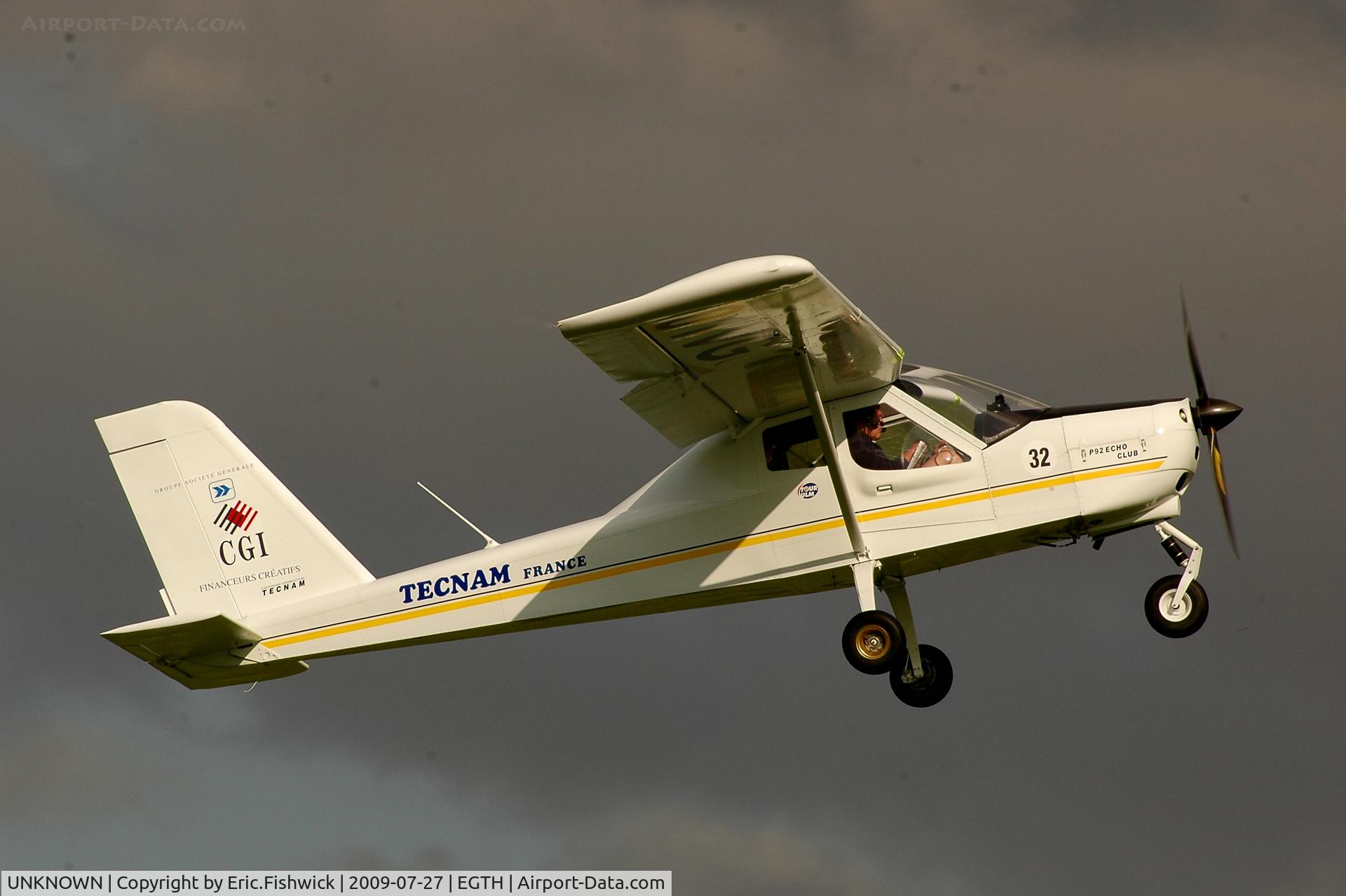 UNKNOWN, Miscellaneous Various C/N unknown, No.32 - Tecnam P92 Echo Club - Tour de France ULM 2009 - Anniversaire Louis Bleriot. (reg'n. not known)