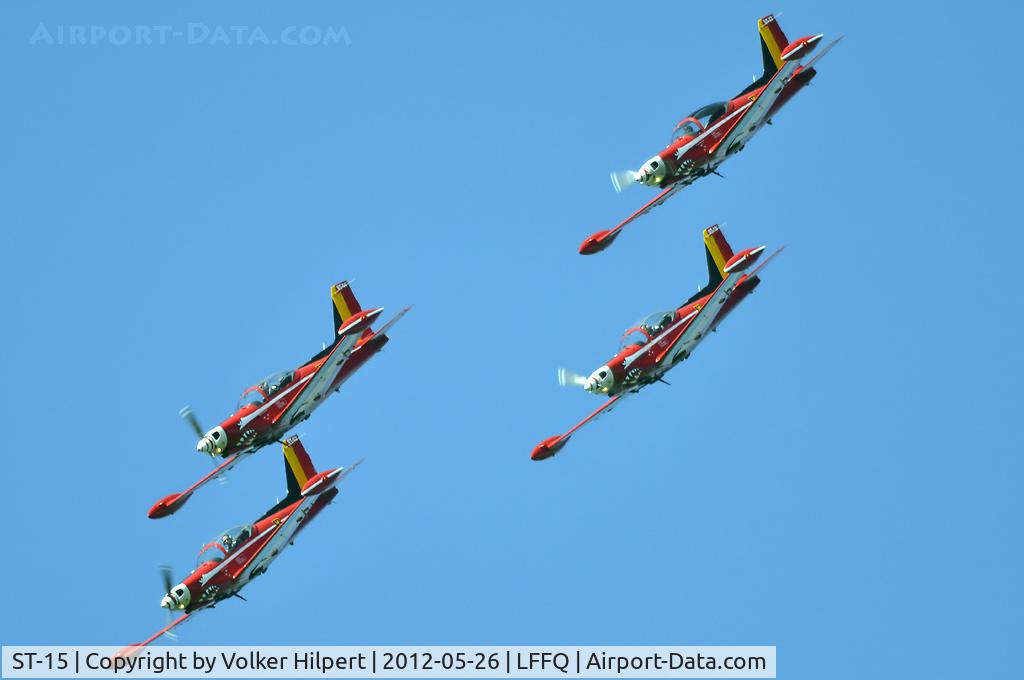 ST-15, SIAI-Marchetti SF-260M+ C/N 10-15, at lffq