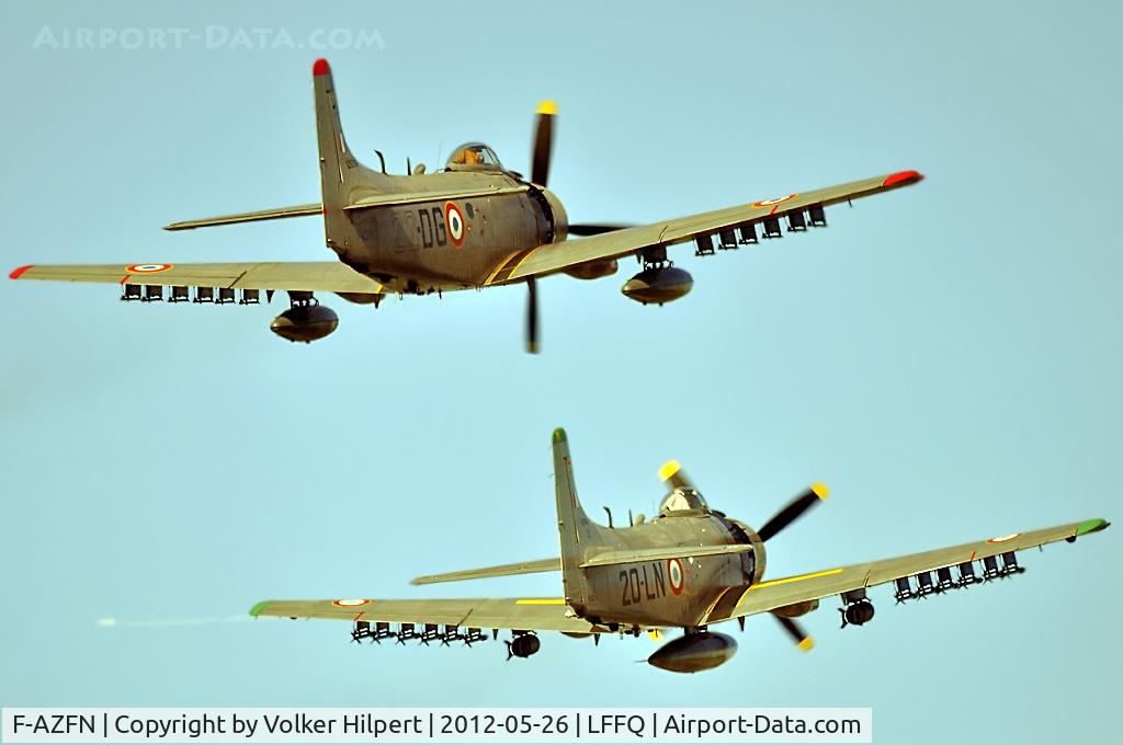F-AZFN, Douglas AD-4N Skyraider C/N 7609, at lffq