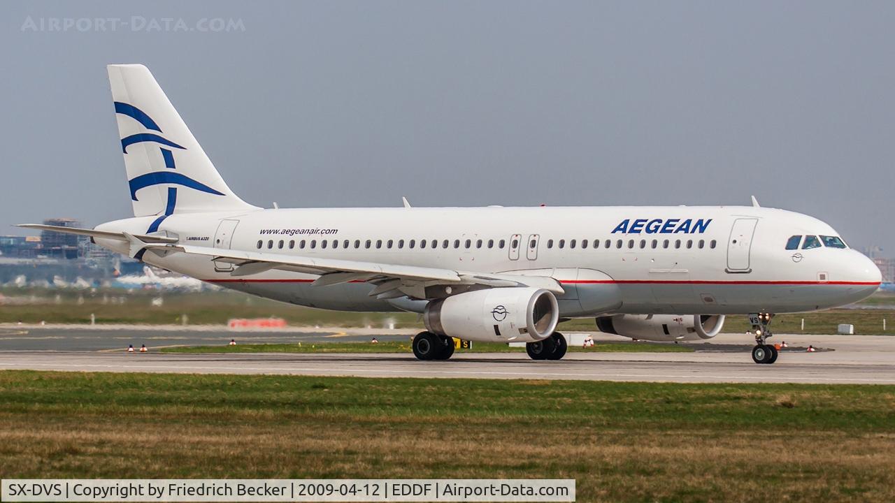 SX-DVS, 2008 Airbus A320-232 C/N 3709, departure via RW18W