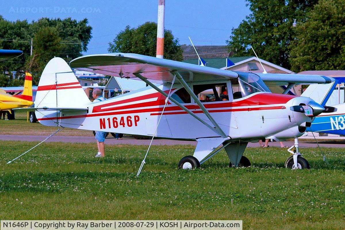 N1646P, 1954 Piper PA-22 C/N 22-2462, Piper PA-22-150 Tri-Pacer [22-2462] Oshkosh-Wittman Regional~N 29/07/2008