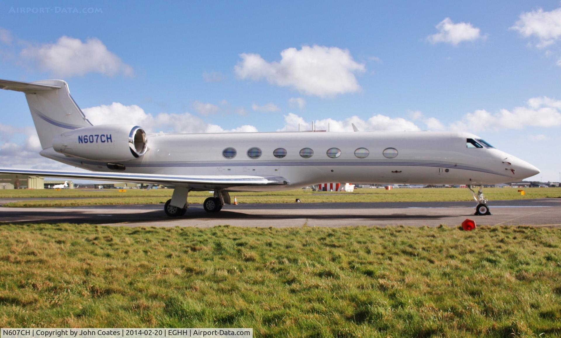 N607CH, 2007 Gulfstream Aerospace GV-SP (G550) C/N 5159, At Signatures