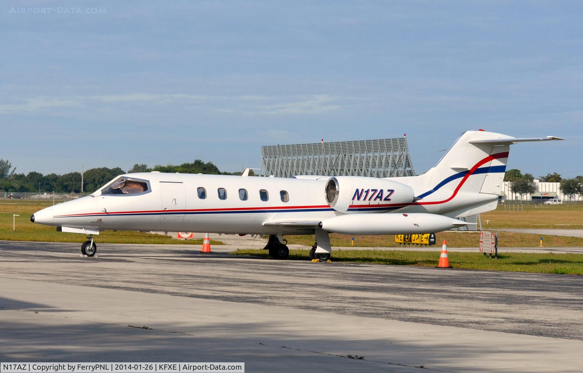 N17AZ, 1976 Gates Learjet 35A C/N 35-080, Learjet 35A parked in FXE