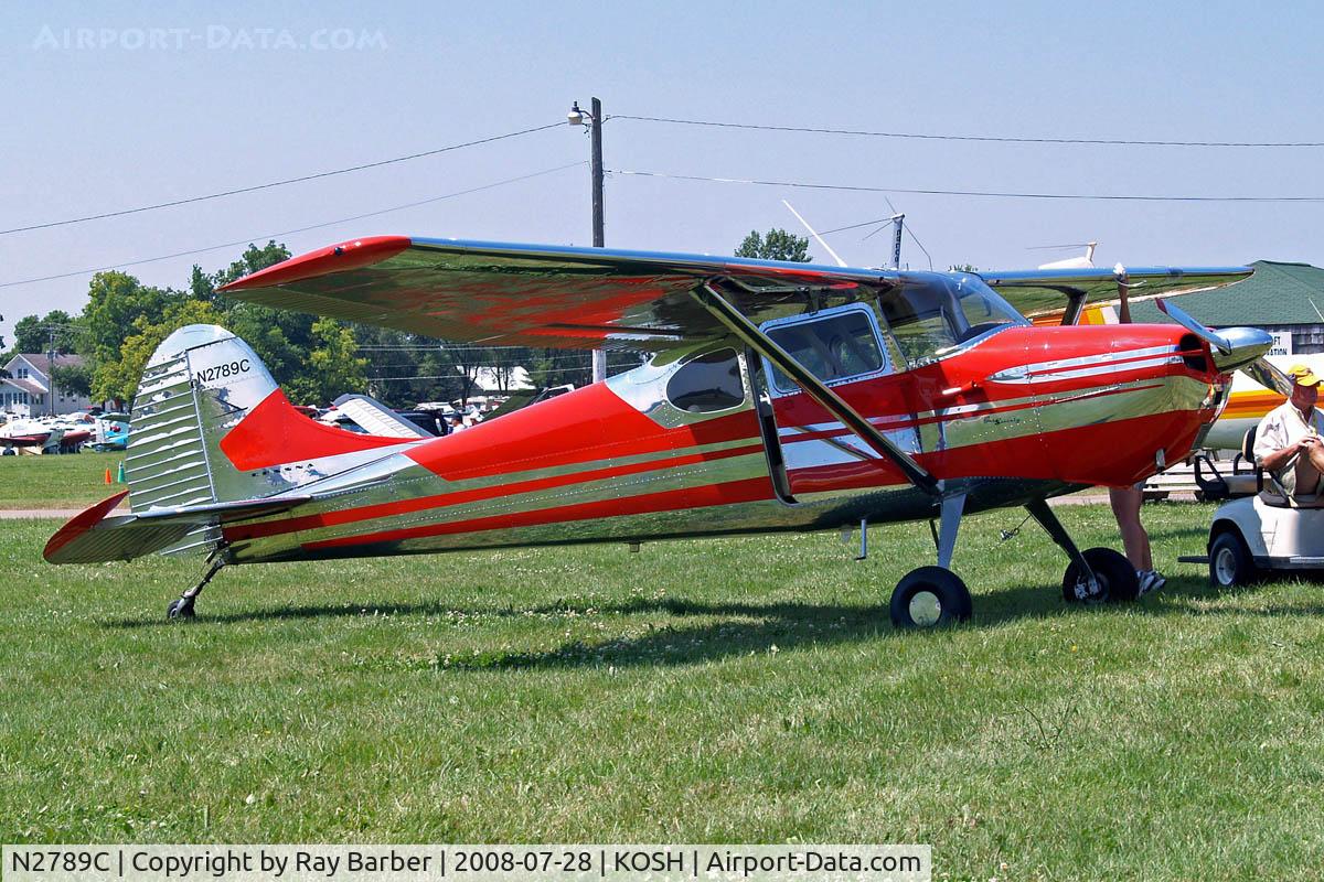 N2789C, 1954 Cessna 170B C/N 26333, Cessna 170B [26333] Oshkosh-Wittman Regional~N 28/07/2008