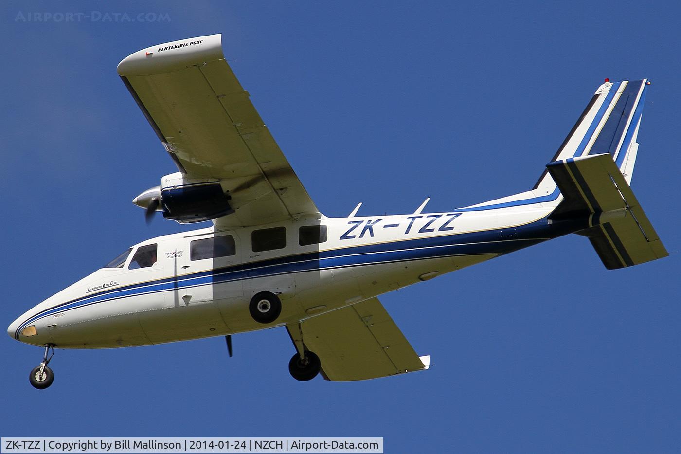 ZK-TZZ, Partenavia P-68C C/N 376, touch and go practice
