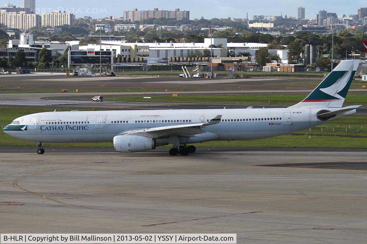 B-HLR, 2001 Airbus A330-343 C/N 421, taxi to 16R