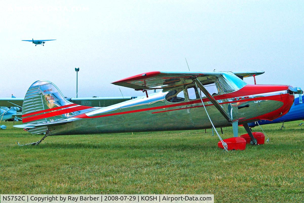 N5752C, 1950 Cessna 170A C/N 19706, Cessna 170A [19706] Oshkosh-Wittman Regional~N 29/07/2008