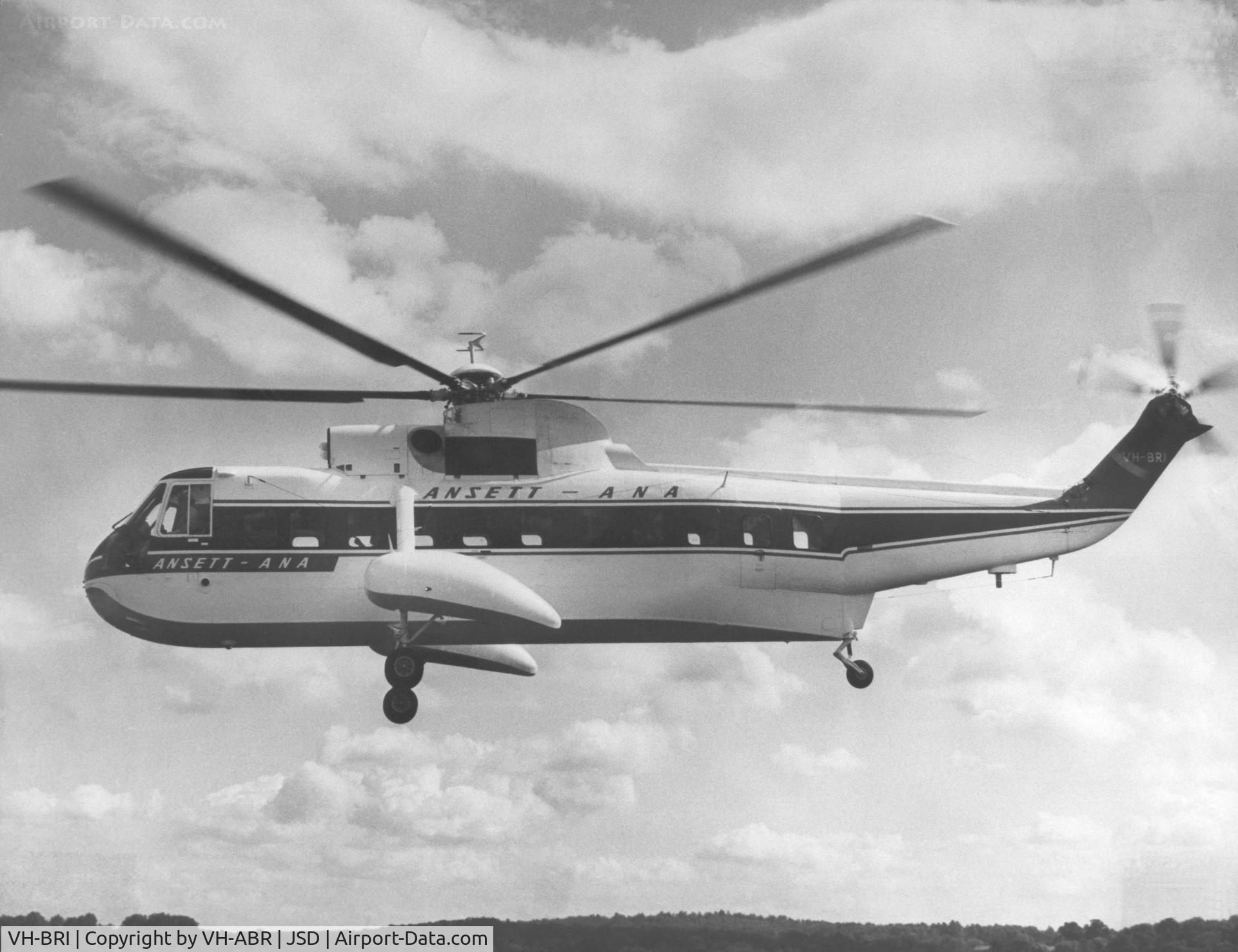 VH-BRI, 1964 Sikorsky S-61N C/N 61242, Aircraft on pre-delivery test flight