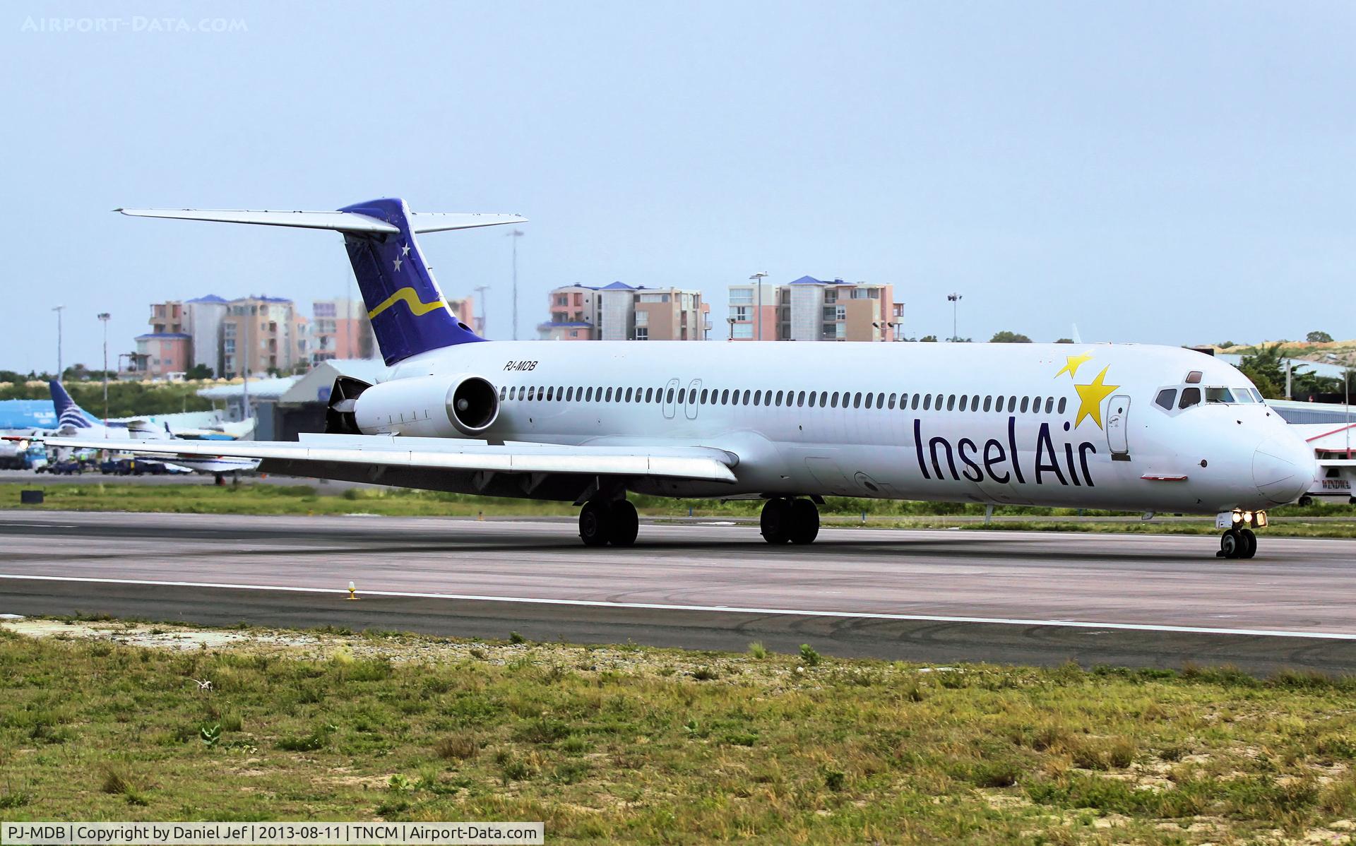 PJ-MDB, 1983 McDonnell Douglas MD-82 (DC-9-82) C/N 48021, PJ-MDB