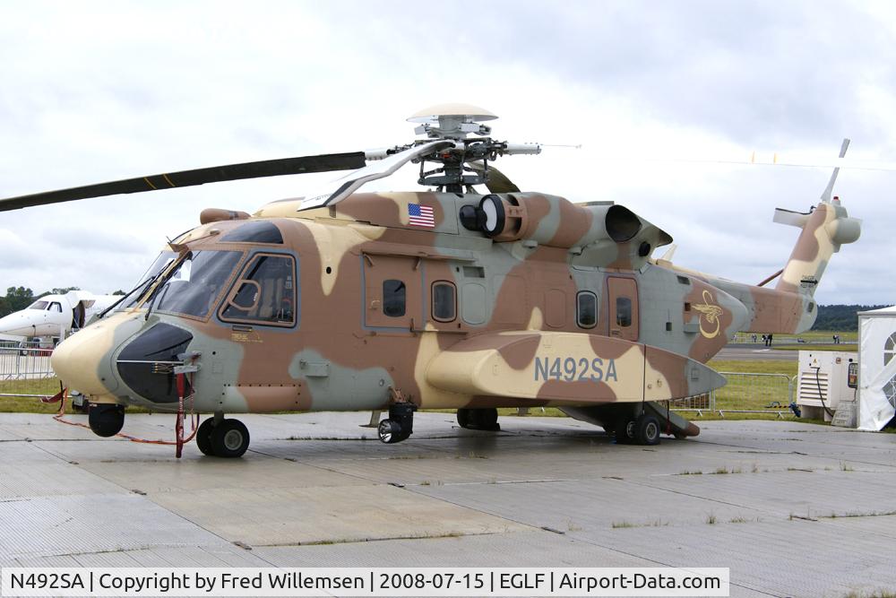 N492SA, 2001 Sikorsky S-92 C/N 920004, Sikorsky demonstrator