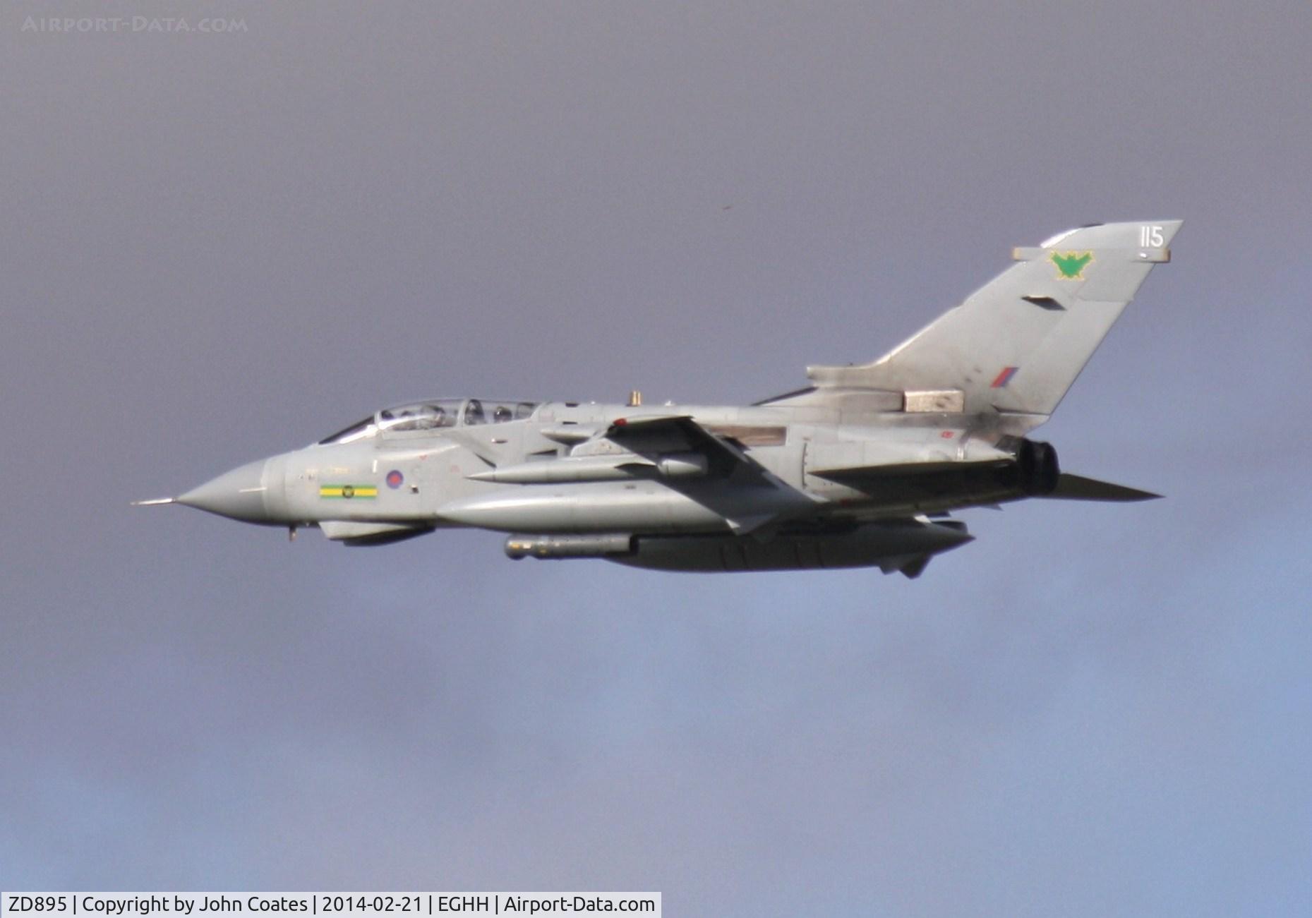 ZD895, 1985 Panavia Tornado GR.4 C/N 477/BS155/3216, Marham Tornado on low pass
