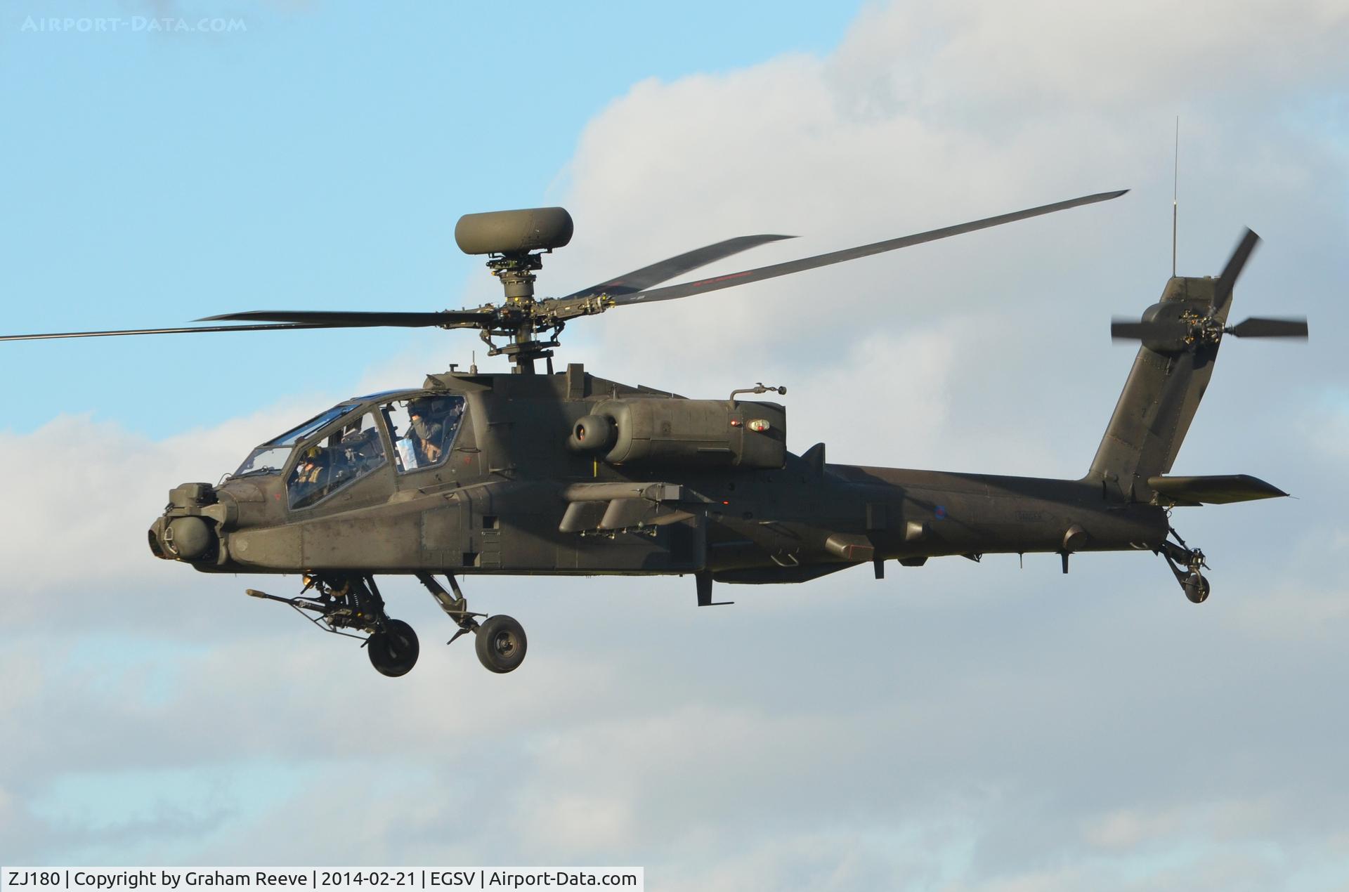 ZJ180, Westland Apache AH.1 C/N DU015/WAH015, Seen at Old Buckenham.