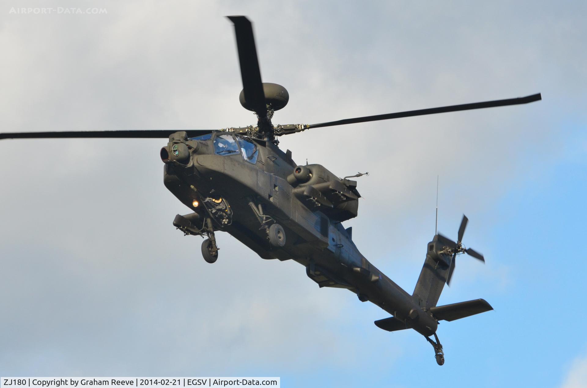 ZJ180, Westland Apache AH.1 C/N DU015/WAH015, Seen at Old Buckenham.