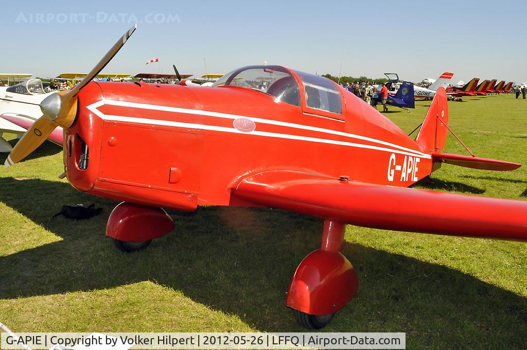G-APIE, 1958 Tipsy Belfair C/N 535, at lffq