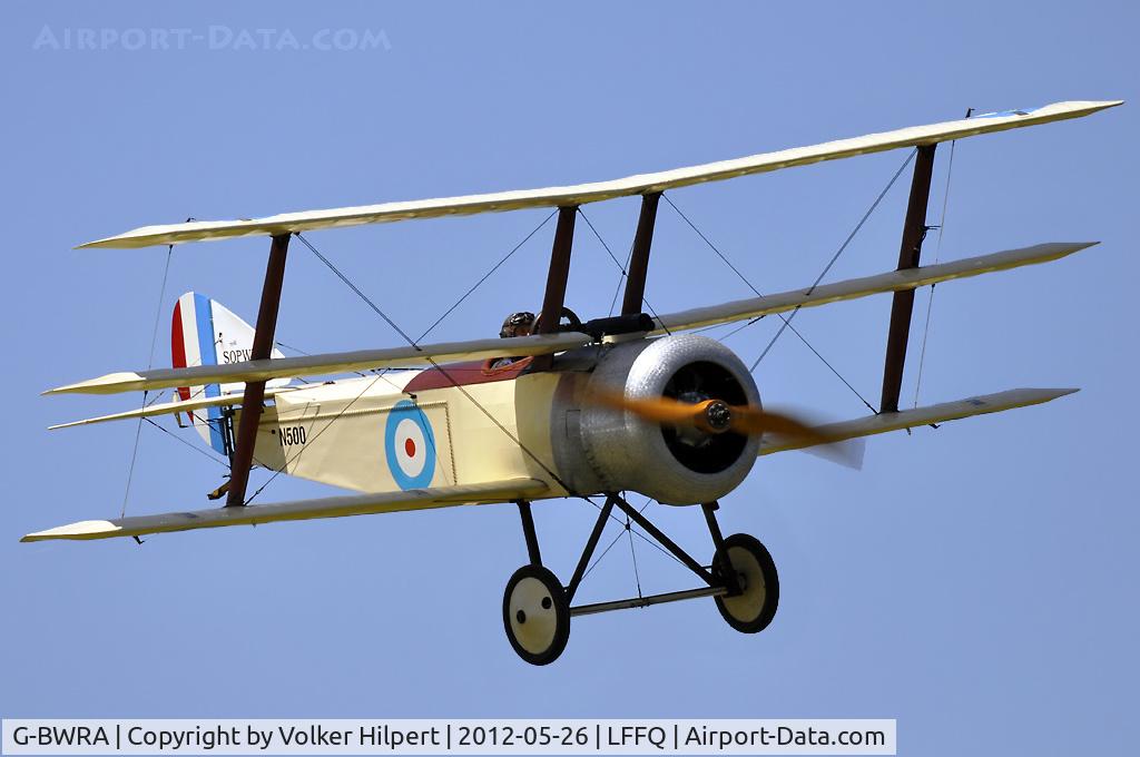 G-BWRA, 1988 Sopwith Triplane Replica C/N PFA 021-10035, at lffq