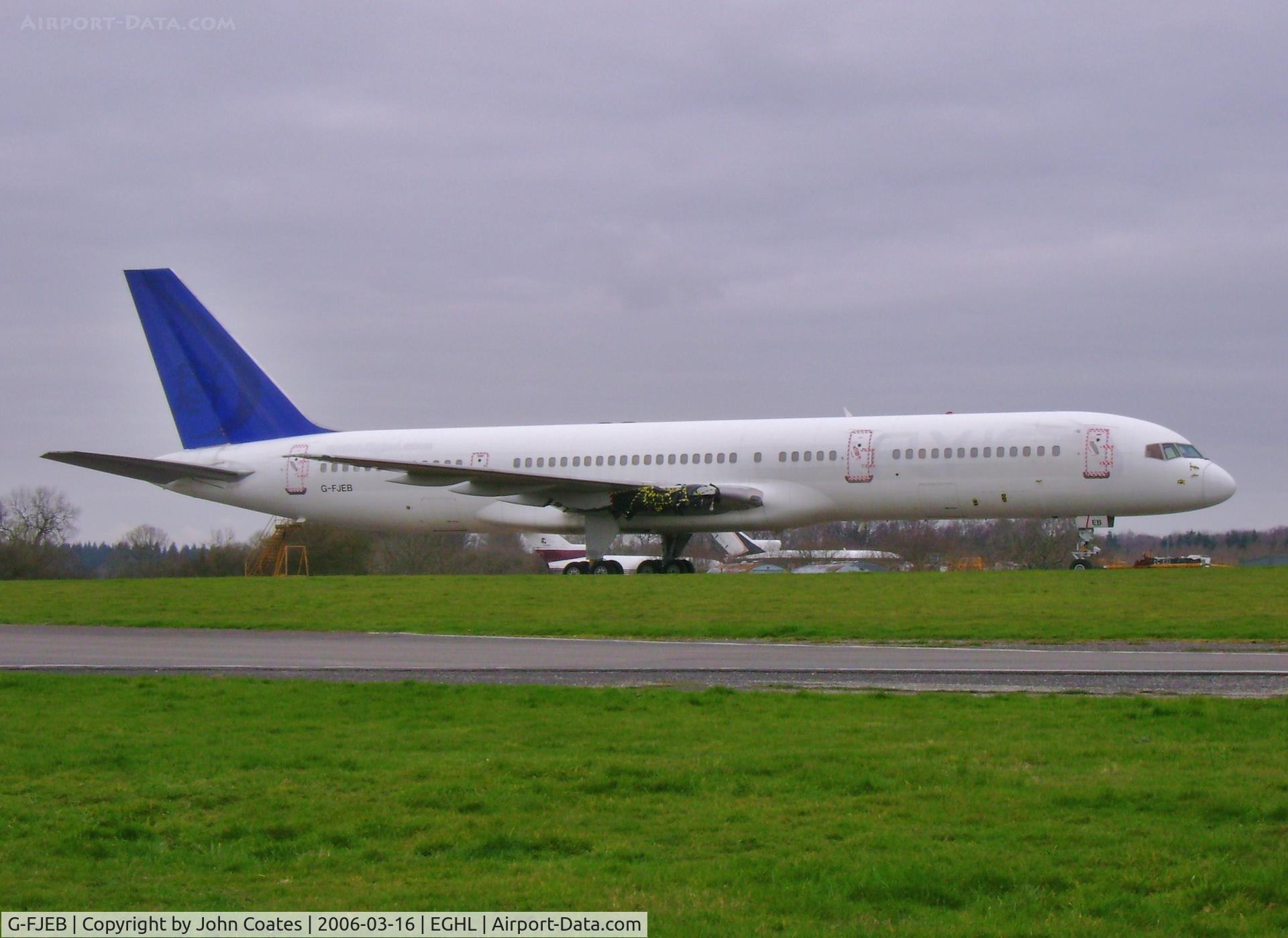 G-FJEB, 1989 Boeing 757-23A C/N 24290, In store at ATC