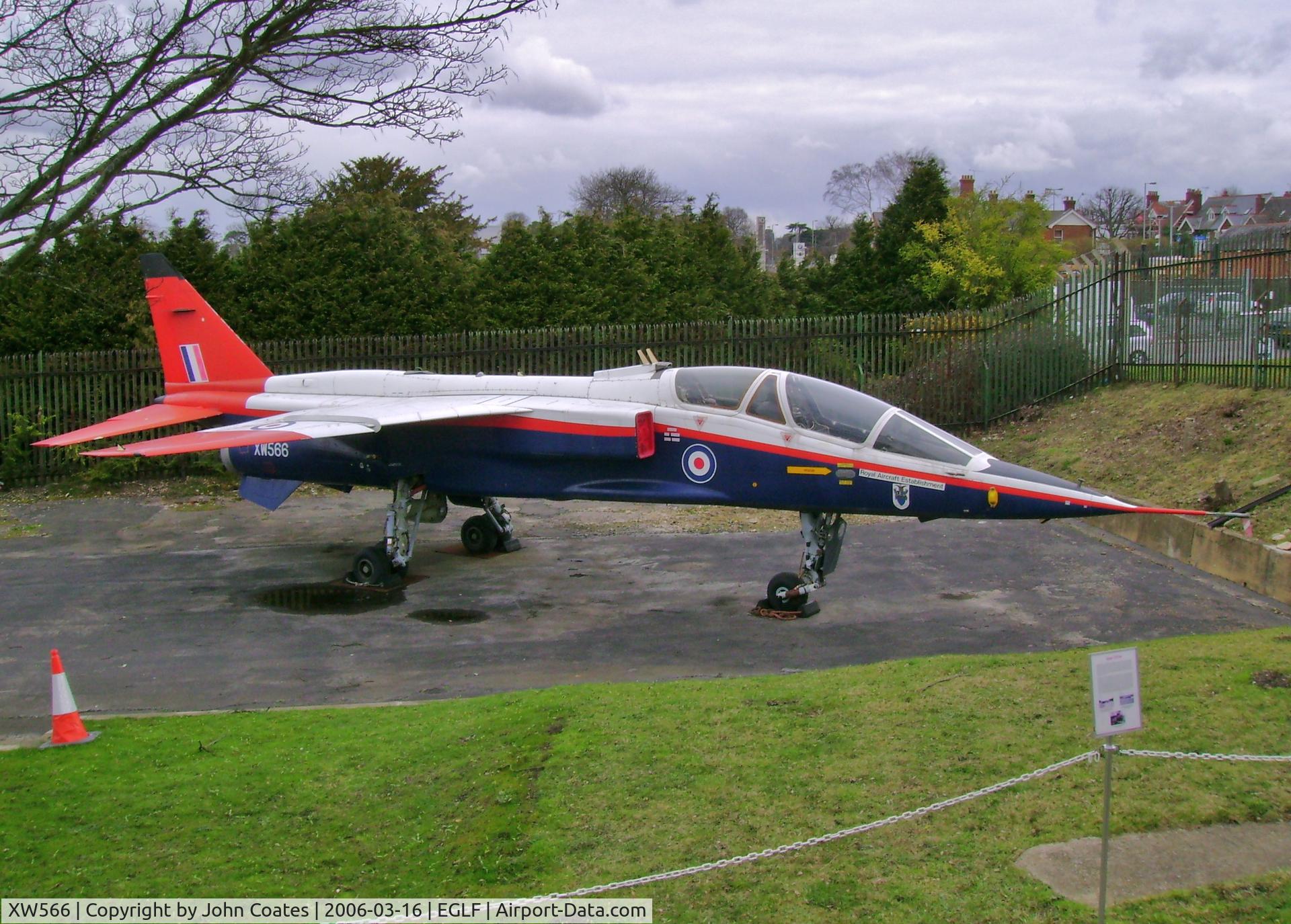 XW566, 1971 Sepecat Jaguar B C/N B.08, At FAST museum