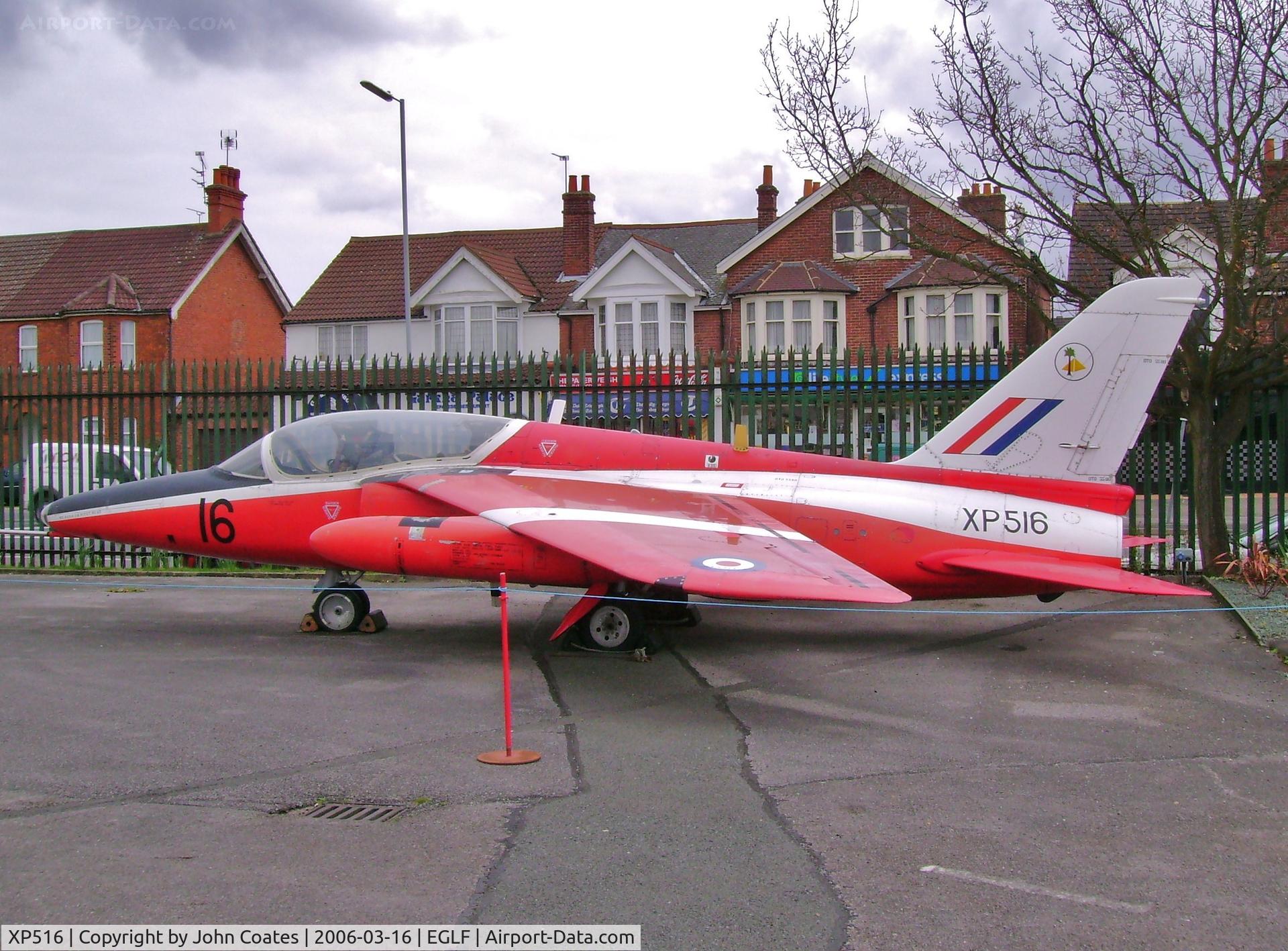 XP516, 1963 Hawker Siddeley Gnat T.1 C/N FL531, At FAST museum