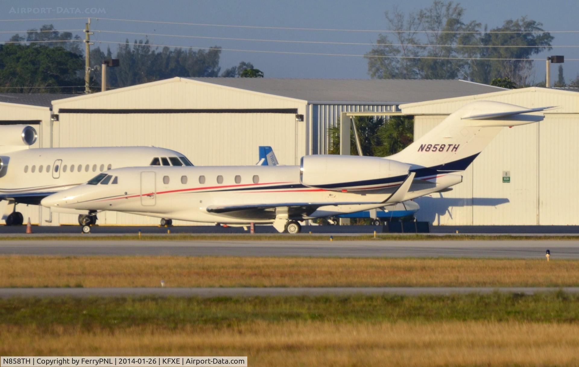 N858TH, 2012 Cessna Citation X C/N 750-0312, Citation X