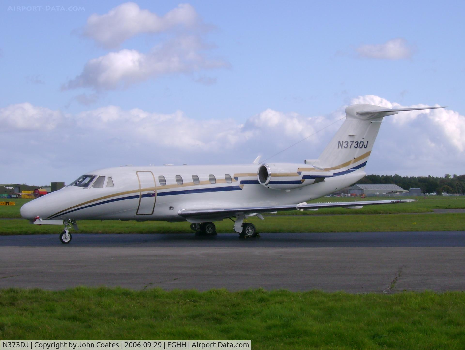 N373DJ, 1984 Cessna 650 Citation III C/N 650-0038, At CSE
