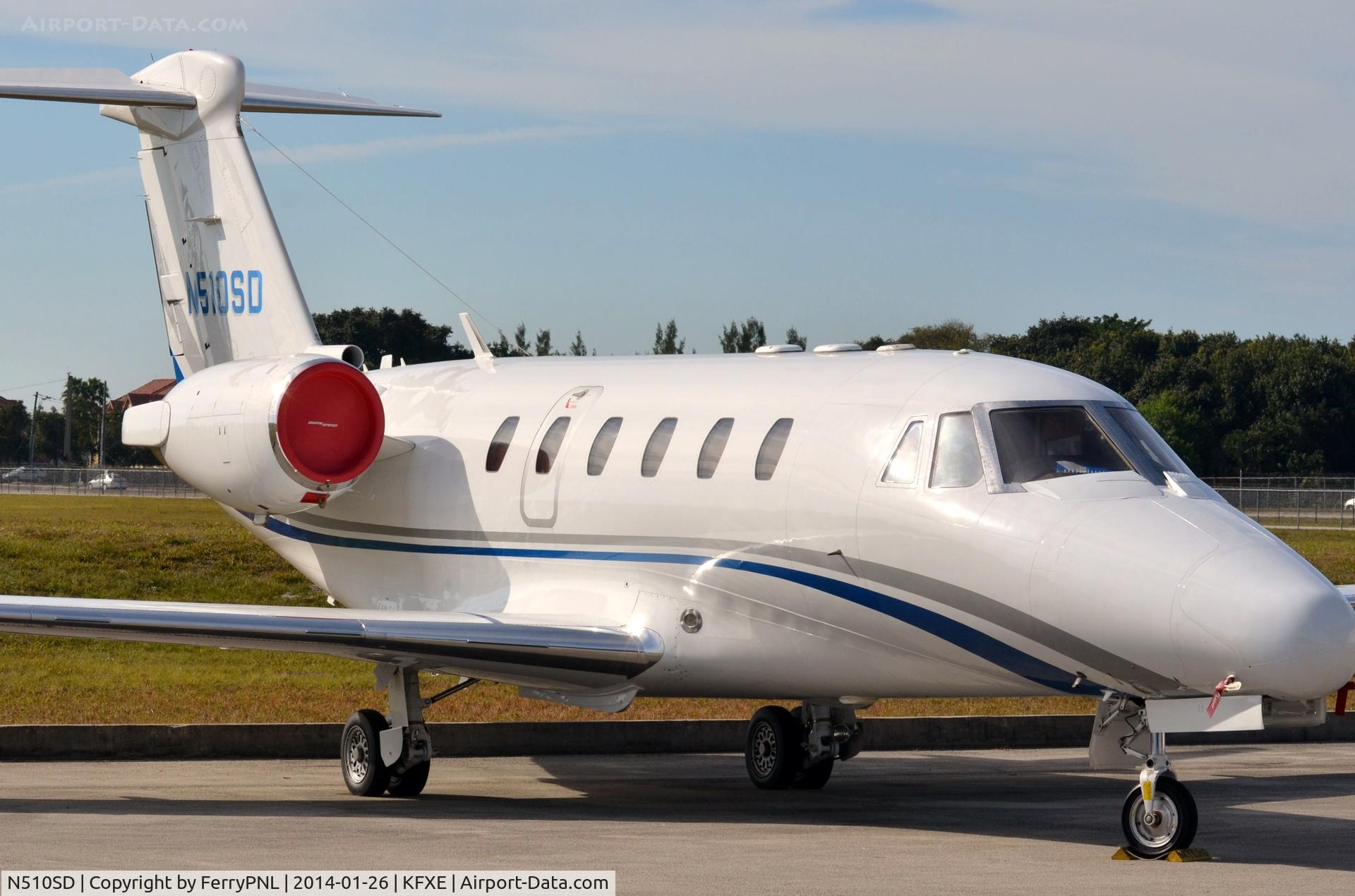 N510SD, 1988 Cessna 650 C/N 650-0161, Citation III parked in FXE