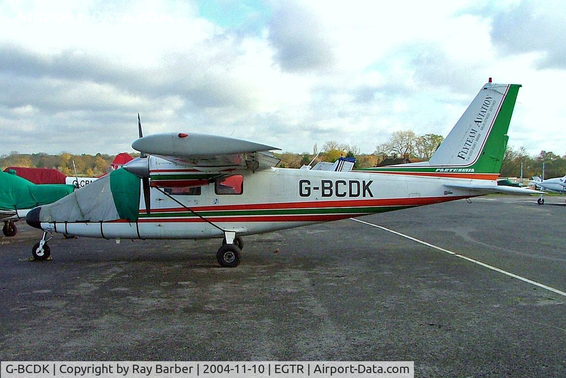 G-BCDK, 1975 Partenavia P-68B C/N 32, Partenavia P.68B Victor [32] (Flyteam Aviation) Elstree~G 10/11/2004