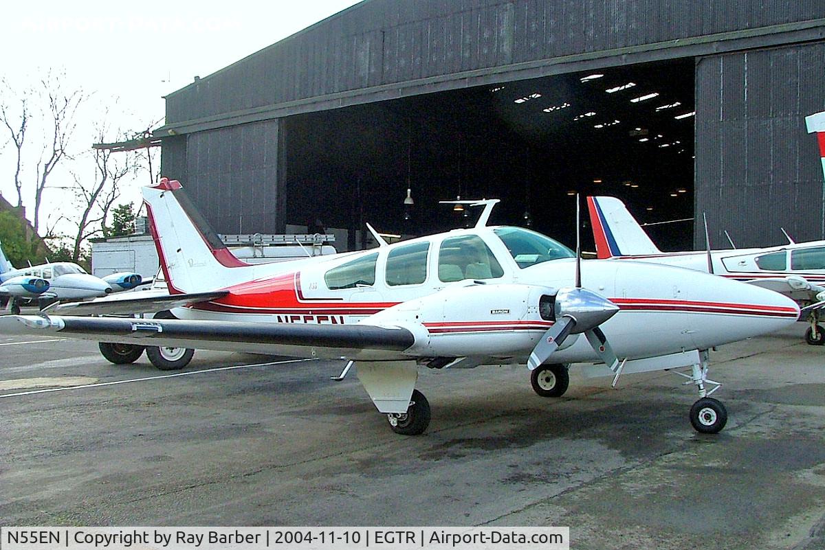 N55EN, 1973 Beech E-55 Baron C/N TE-942, Beech 95-E55 Baron [TE-942] Elstree~G 10/11/2004