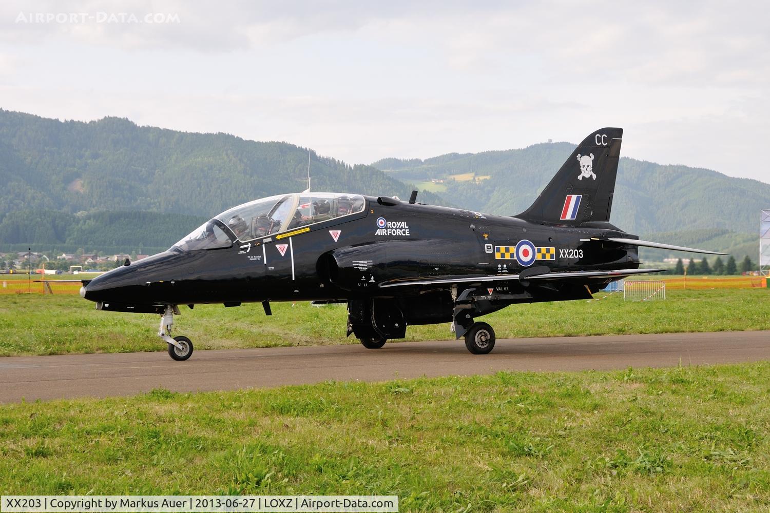 XX203, 1978 Hawker Siddeley Hawk T.1A C/N 050/312050, Airpower