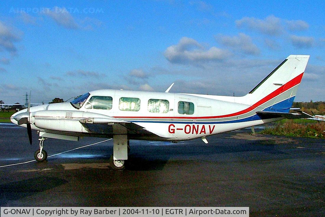 G-ONAV, 1978 Piper PA-31-310 Navajo Navajo C/N 31-7812004, Piper PA-31-310 Navajo C [31-7812004] Elstree~G 10/11/2004