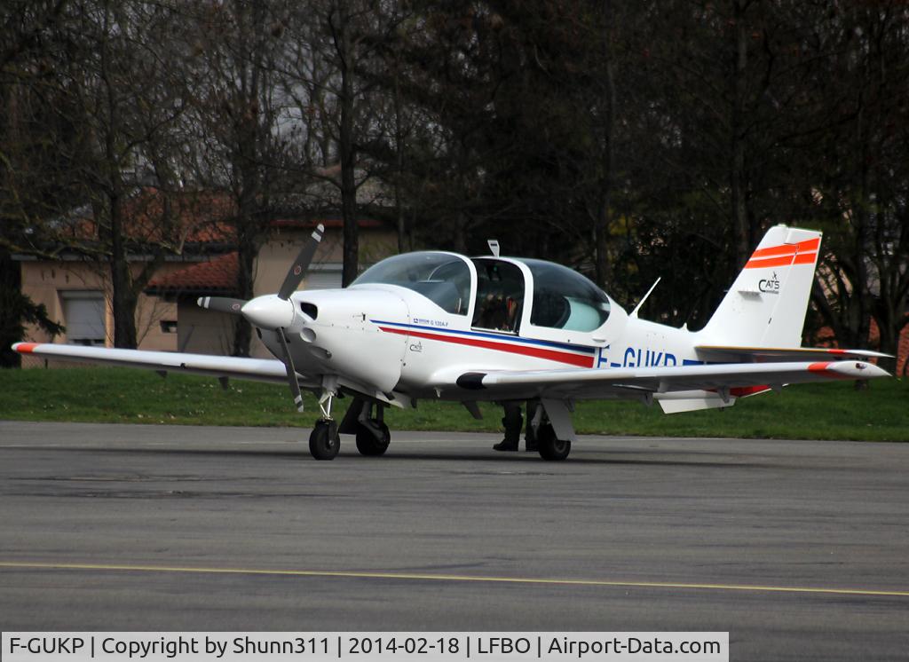F-GUKP, Grob G-120A-F C/N 0000, Parked at the military apron