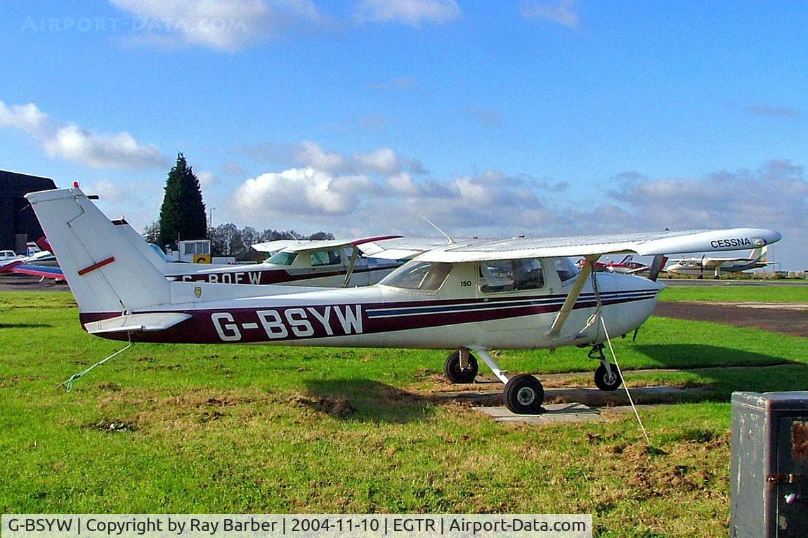G-BSYW, 1976 Cessna 150M C/N 150-78446, Cessna 150M [150-78446] Elstree~G 10/11/2004