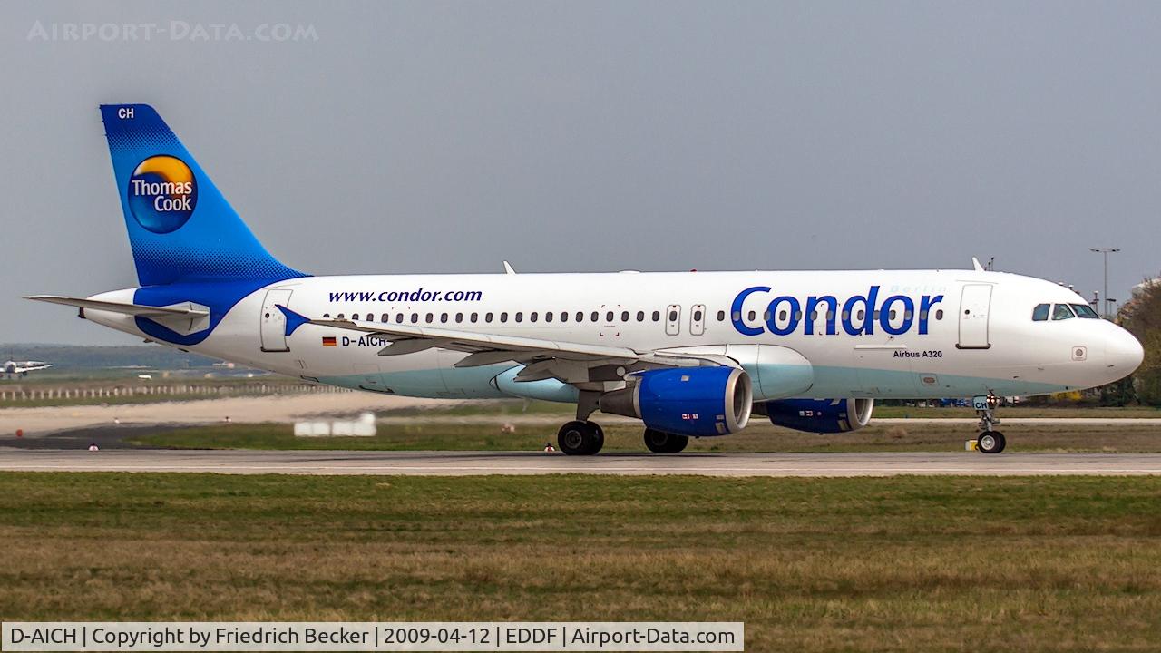 D-AICH, 1999 Airbus A320-212 C/N 0971, departure via RW18W