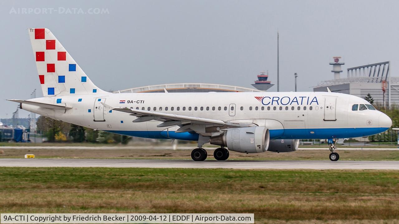 9A-CTI, 1999 Airbus A319-112 C/N 1029, departure via RW18W