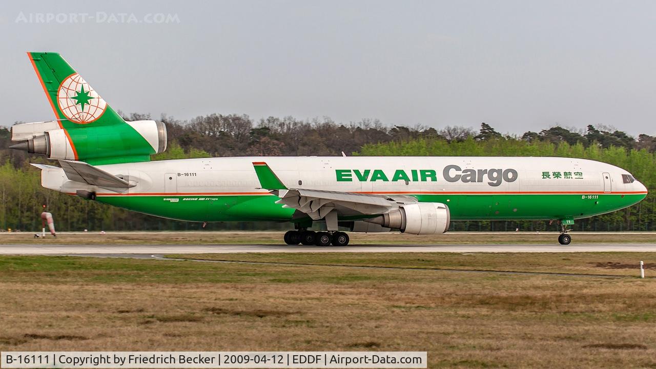 B-16111, 1998 McDonnell Douglas MD-11F C/N 48787, departure via RW18W