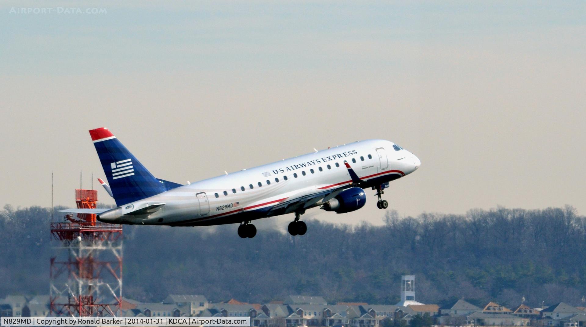 N829MD, 2005 Embraer 170SU (ERJ-170-100SU) C/N 17000049, Departure National