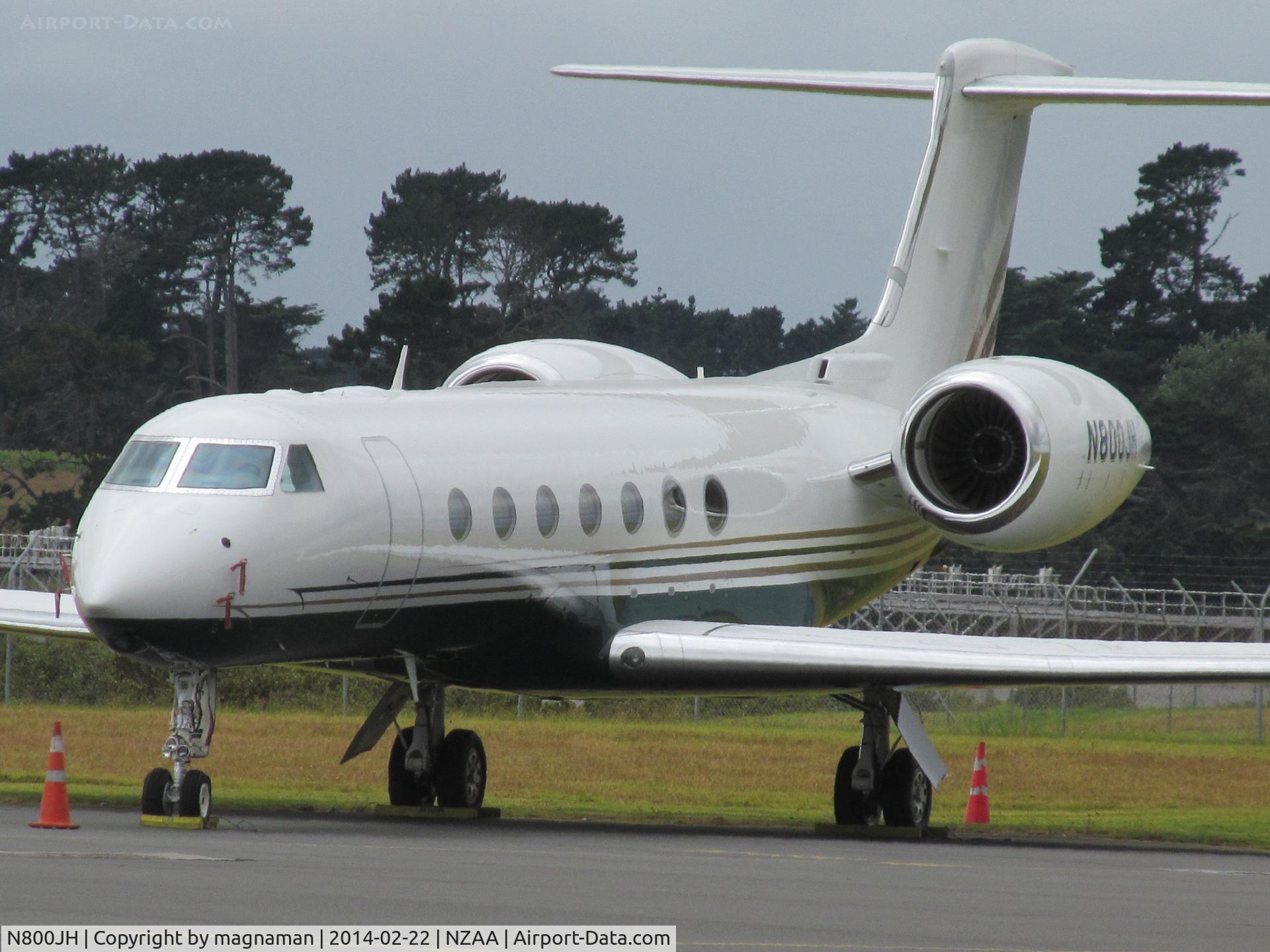 N800JH, 2005 Gulfstream Aerospace GV-SP (G550) C/N 5073, At AKL today - not sure when arrived